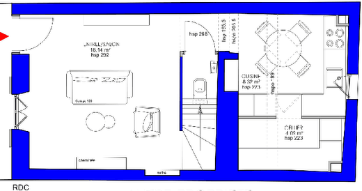 Plan du rez-de-chaussée